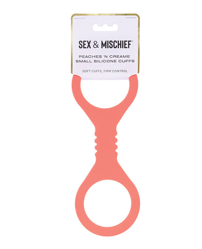 Sex & Mischief Peaches 'n CreaMe Small Silicone Cuffs