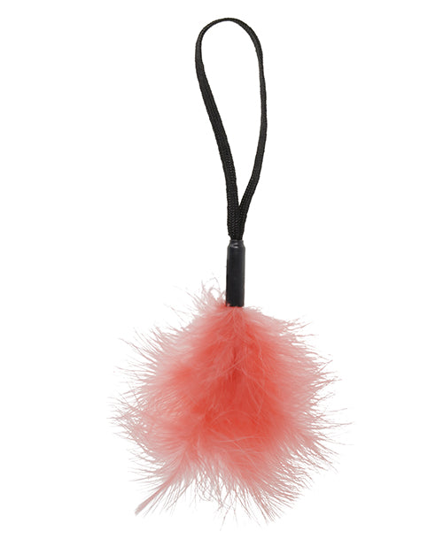 Sex & Mischief Peaches 'n CreaMe Wrist Feather Tickler - Peach