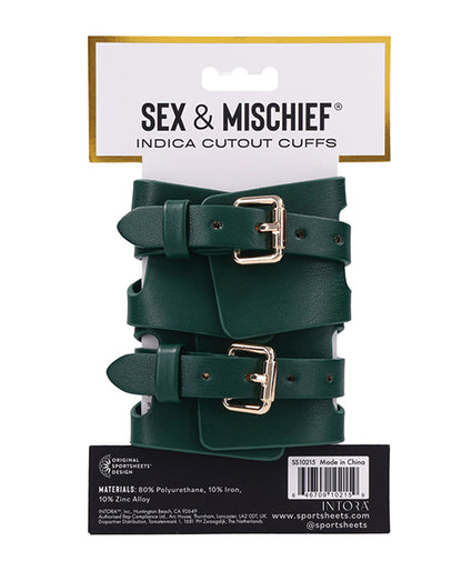 Sex & Mischief Indica Cutout Cuffs