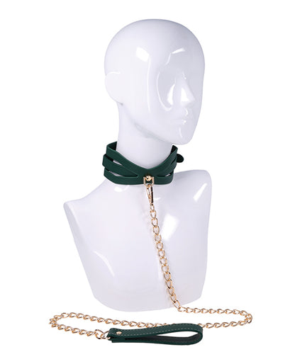 Sex & Mischief Indica Cutout Collar & Leash