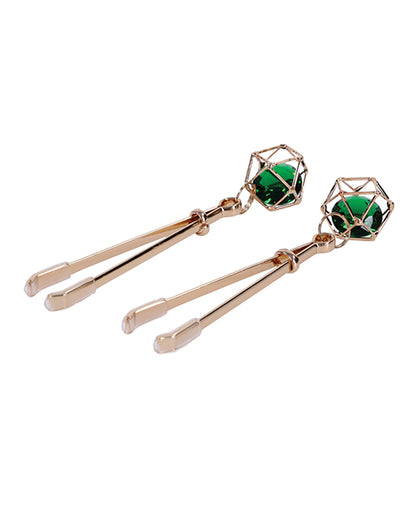 Sex & Mischief Indica Crystal Nipple Clips