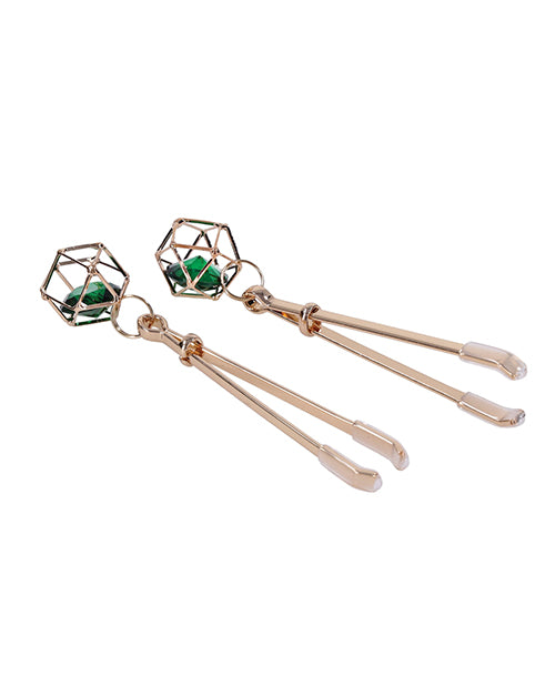 Sex & Mischief Indica Crystal Nipple Clips