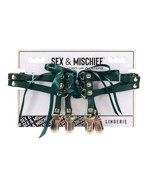 Sex & Mischief Indica Laced Up Garters