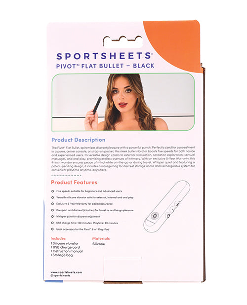 Pivot Flat Bullet - Black