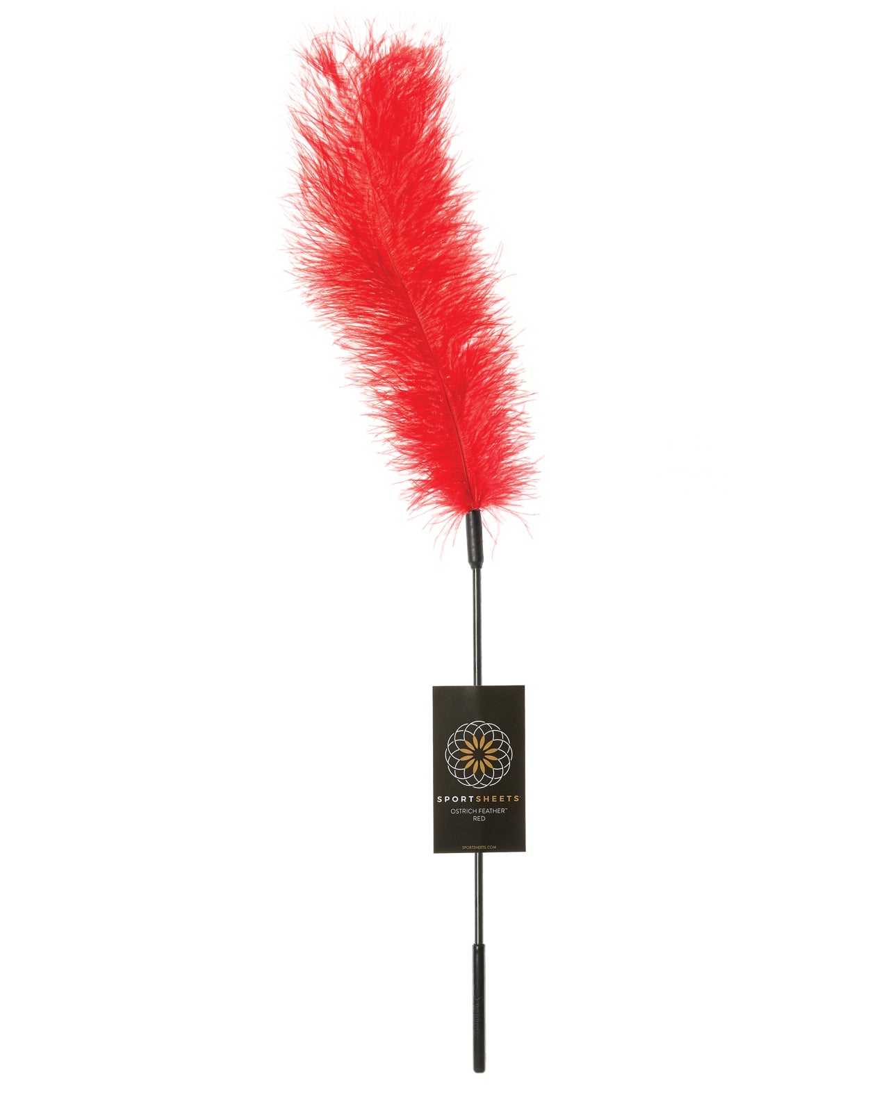Sportsheets Body Tickler Ostrich Feather - Red