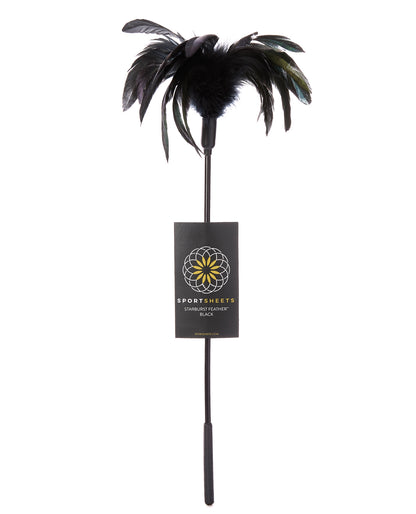 Sportsheets Body Tickler Starburst Feather - Black