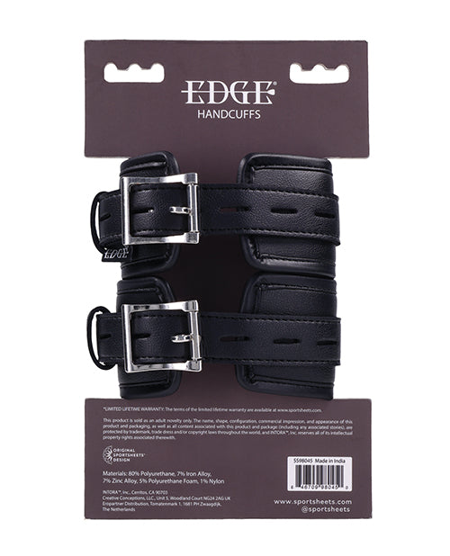 Edge Adjustable Handcuffs - Black