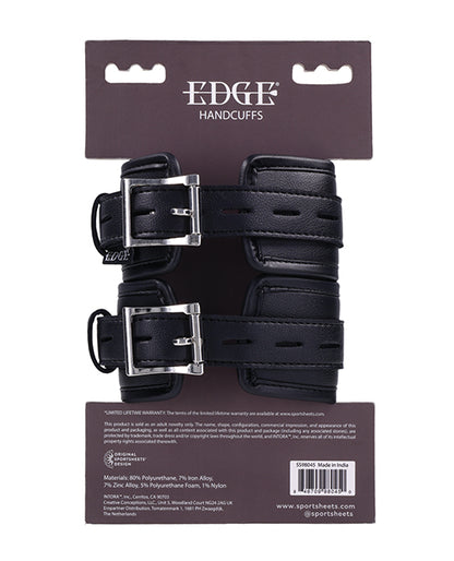 Edge Adjustable Handcuffs - Black