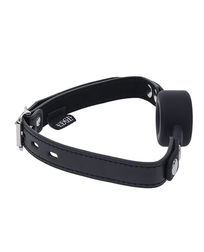 Edge Silicone Ring Gag - Black
