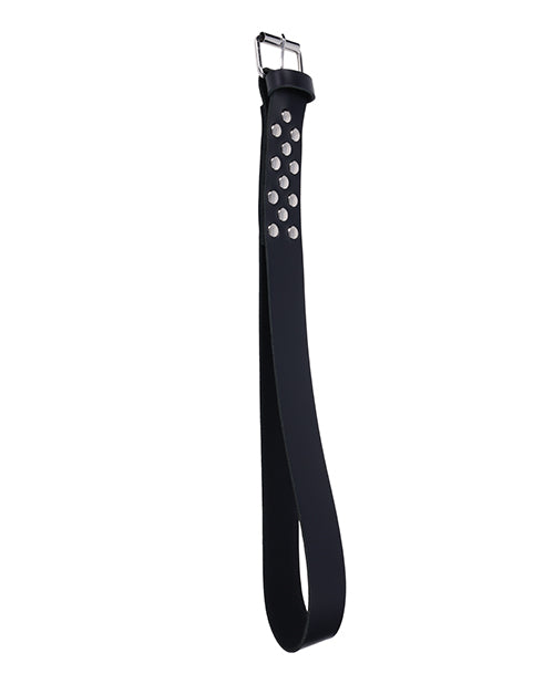 Edge Leather Belt Spanker - Black