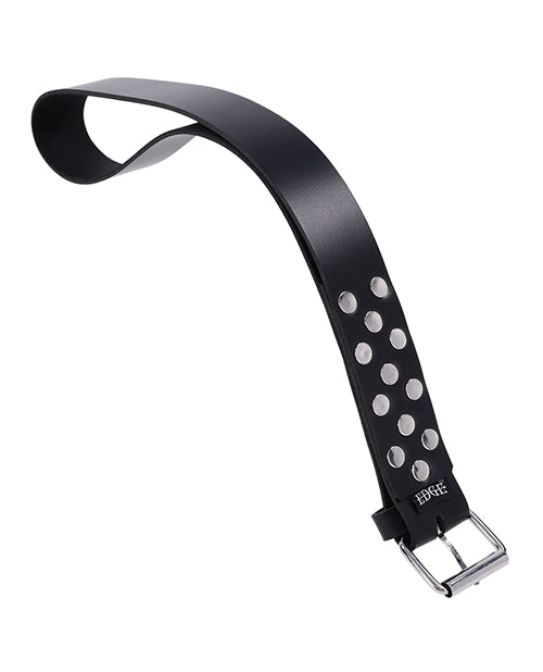 Edge Leather Belt Spanker - Black