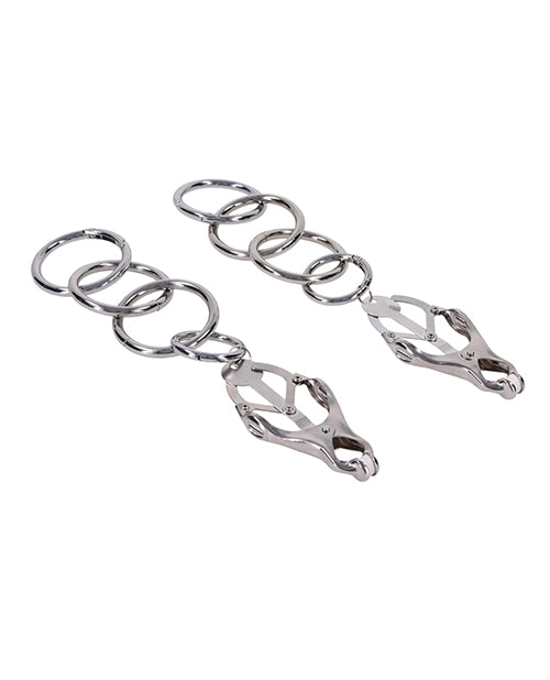 Edge Tuggable Clover Clamps - Silver
