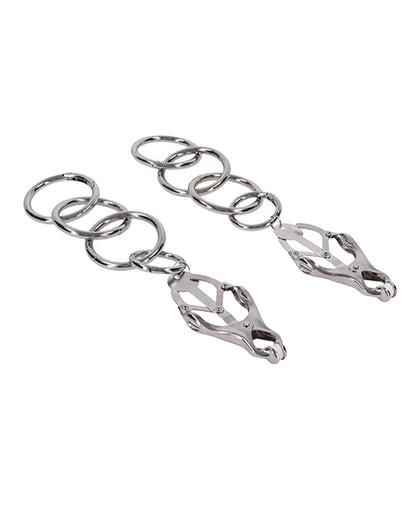 Edge Tuggable Clover Clamps - Silver