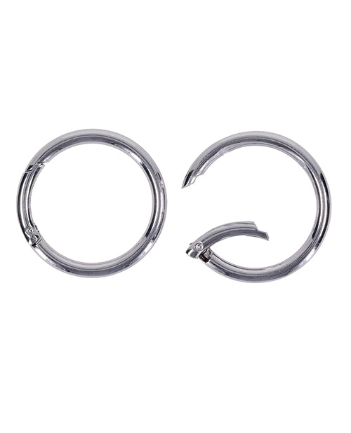 Edge Tuggable Clover Clamps - Silver