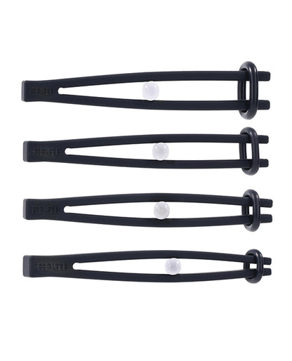 Edge Silicone Pinching Rods - Black