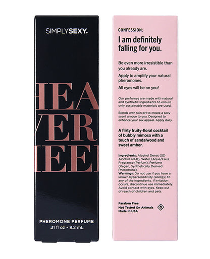 Simply Sexy Pheromone Perfume - 0.31 oz Head Over Heels
