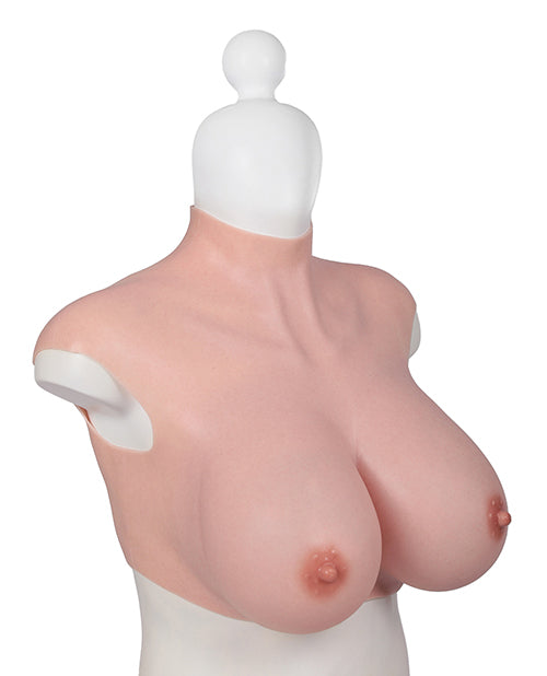 XX-DREAMSTOYS Ultra Realistic H Cup Breast Form Extra Large - Ivory