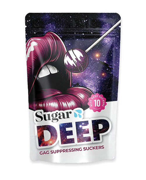 Sugar Splash Deep Gag Suppressing Suckers - 10 pcs