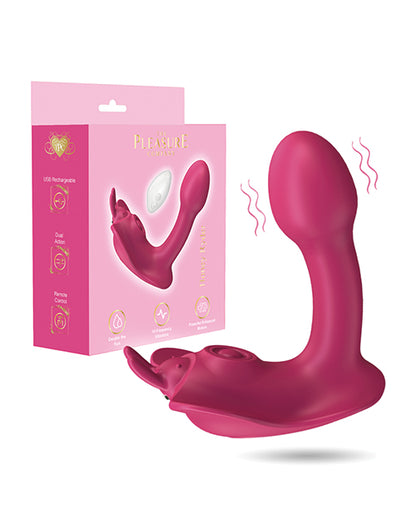 Honey Ryder Dual Action Thumping & Vibrating Rabbit - Pink