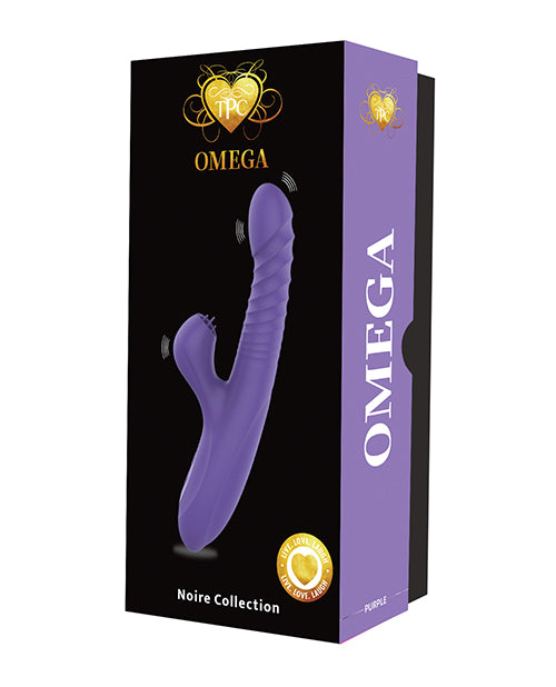 Noire Collection Omega Multi Function Warming Head Rabbit Vibe - Purple - Image 5