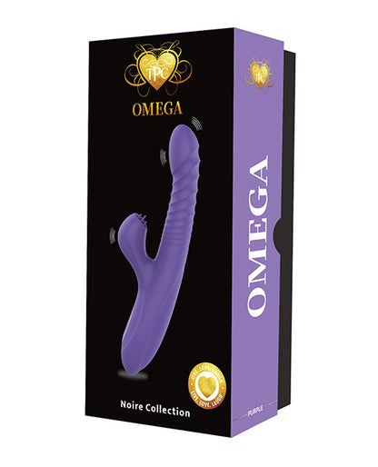 Noire Collection Omega Multi Function Warming Head Rabbit Vibe - Purple - Image 5
