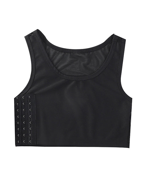 Gender Fluid Chest Compression Binder  - M Black