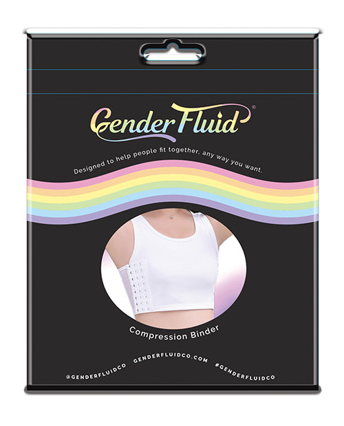 Gender Fluid Chest Compression Binder  - XXXL White