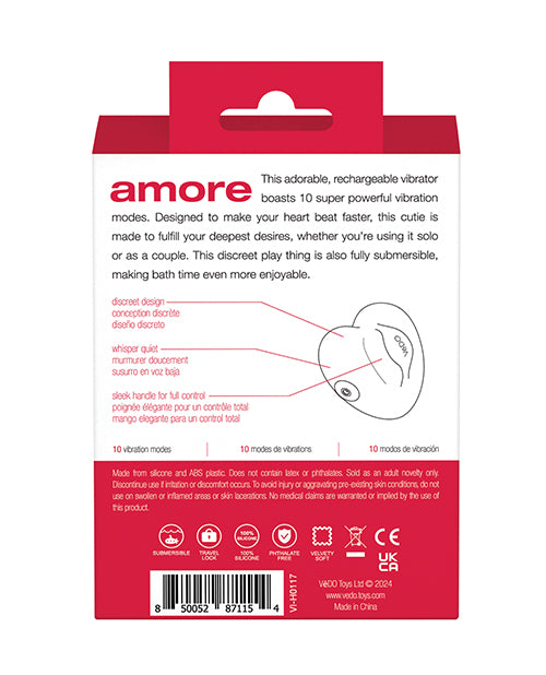 VeDo Amore Rechargeable Pleasure Vibe - Red