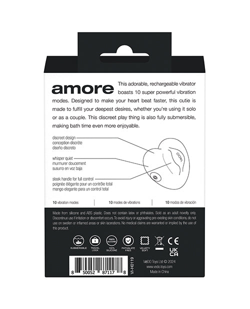 VeDo Amore Rechargeable Pleasure Vibe - Black