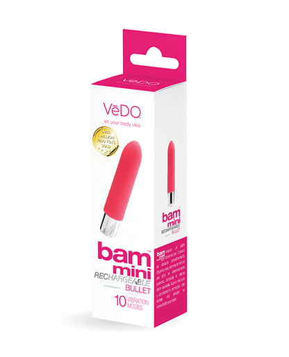 VeDO VeDO Bam Mini Rechargeable Bullet Vibe - Foxy Pink