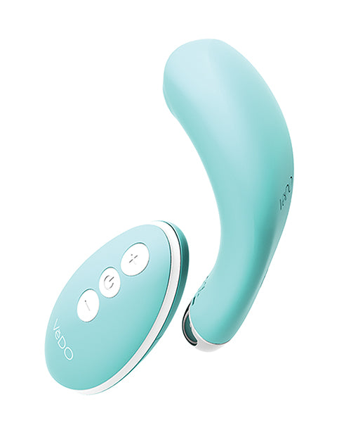 VeDO Niki Rechargeable Panty Vibe - Tease Me Turquoise