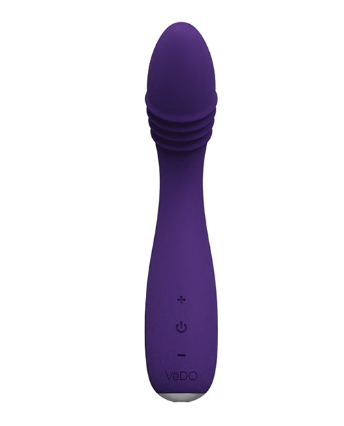 VeDO VeDO Ohni Rechargeable G-Spot Thrusting Vibe - Purple - Image 4