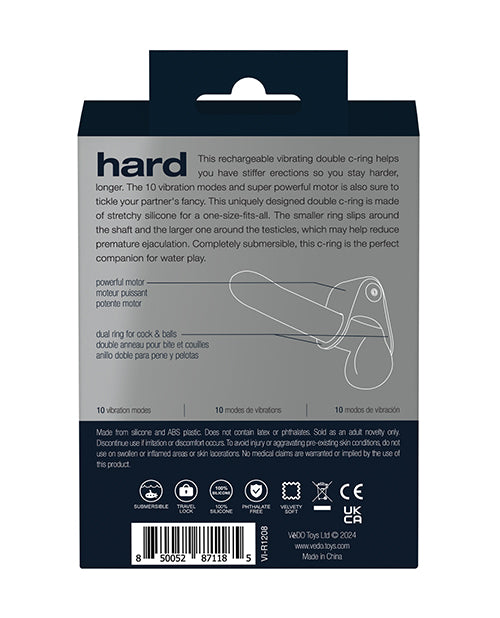 VeDo Hard Rechargeable C-Ring - Black