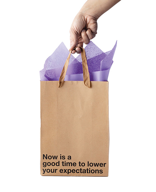 Now Is a Good Time to Lower Your Expectation Gift Bag - Pack of 3