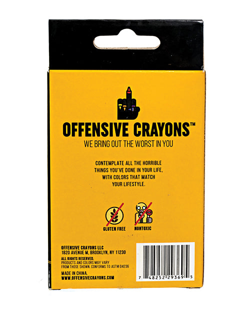 Wood Rocket Offensive Crayons
