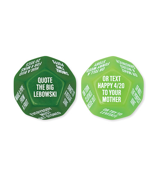 Wood Rocket Wood Rocket Stoner Party Dice Game - Green - Image 2