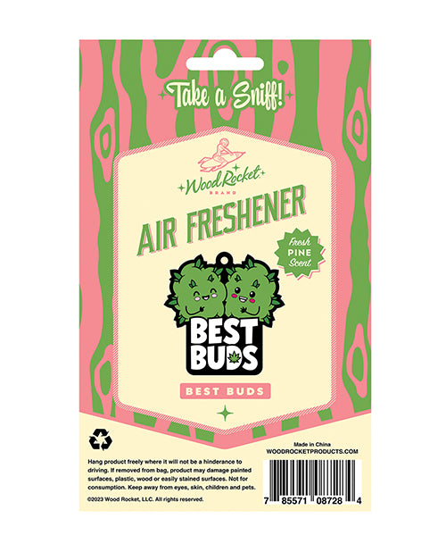 Wood Rocket Best Buds Air Freshener - Pine