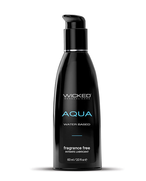 Wicked Sensual Care Aqua Waterbased Lubricant - 2 oz Fragrance Free