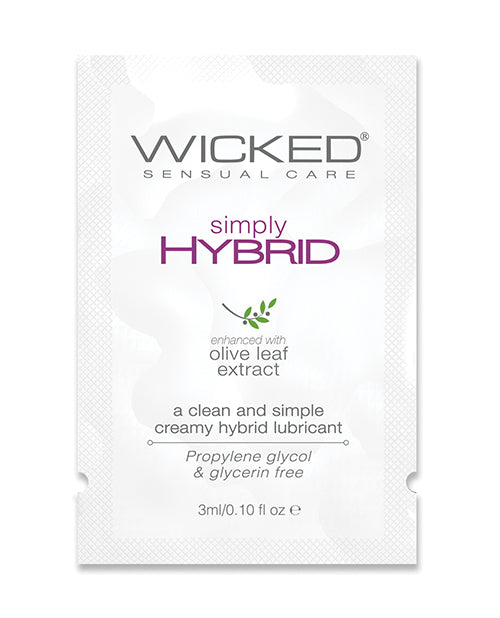 Wicked Sensual Care Simply Hybrid Lubricant - .1 oz