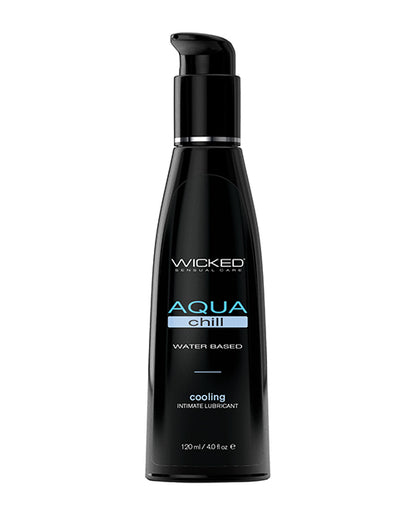 Wicked Sensual Care Aqua Chill Water Based Cooling Lubricant - 4 oz