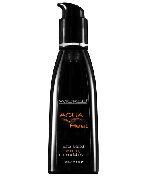 Wicked Sensual Care Aqua Heat Warming Water Based Lubricant - 4 oz