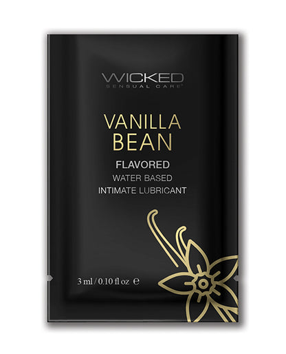 Wicked Sensual Care Waterbased Lubricant - .1 oz Vanilla Bean