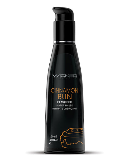 Wicked Sensual Care Wicked Sensual Care Aqua Waterbased Lubricant - 4 oz Cinnamon Bun