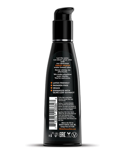 Wicked Sensual Care Wicked Sensual Care Waterbased Lubricant - 4 oz Sweet Peach - Image 2