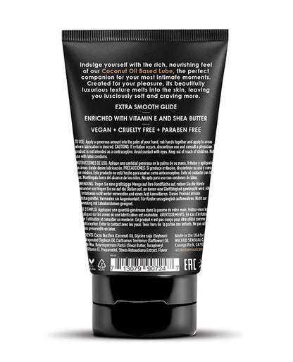 Wicked Sensual Care Coconut Oil Based Lube - 4 oz