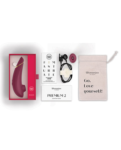 Womanizer Premium 2 - Bordeaux