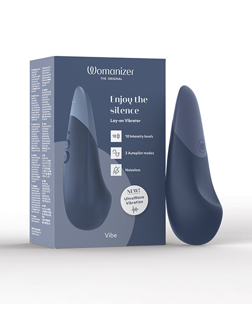 Womanizer Vibe Silent Stimulator - Dark Blue