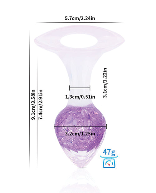 Luxe Prism Small Plug - Light Purple