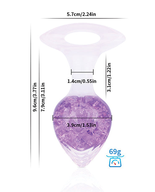 Luxe Prism Medium Plug - Light Purple