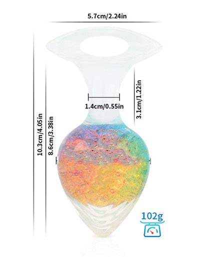 Luxe Prism Large Plug - Rainbow